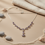 将图像加载到图库查看器中, 925 Silver Amethyst Necklace for Women | Gemstone Jewelry Gift