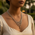 Load image into Gallery viewer, 925 Silver Moonstone Necklace for Women | Statement Jewelry