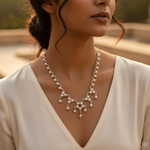 Load image into Gallery viewer, Silver Pearl Necklace for Women | Elegant Necklace | Gift