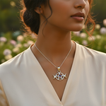 Load image into Gallery viewer, 925 Silver Fish Pendant with Amethyst Stone | Women's Jewelry