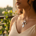 将图像加载到图库查看器中, 925 Silver Amethyst Cross Pendant for Women | Gemstone Jewelry