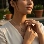 将图像加载到图库查看器中, Silver Rutile Quartz Pendant | Sterling Silver Jewelry for Women