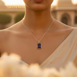 将图像加载到图库查看器中, 925 Silver Black Onyx Pendant for Women | Gemstone Jewelry