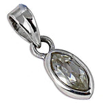 将图像加载到图库查看器中, 925 Silver Marquise Cut Pendant | Gemstone Jewelry for Women