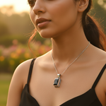 Load image into Gallery viewer, 925 Silver Smoky Quartz Pendant | Rectangle Cut | For Women