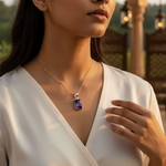 将图像加载到图库查看器中, 925 Silver Iolite Pendant for Women | Gemstone Jewelry Gift
