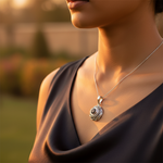 将图像加载到图库查看器中, 925 Silver Black Onyx Pendant for Women | Gemstone Jewelry