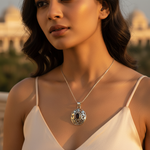 将图像加载到图库查看器中, 925 Silver Garnet Pendant for Women | Gemstone Jewelry