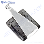 Load image into Gallery viewer, Sterling silver rutilated quartz pendant. Unique gemstone pendant for women. Black inclusions in clear quartz.