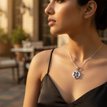将图像加载到图库查看器中, 925 Silver Amethyst Heart Pendant for Women | Gemstone Jewelry