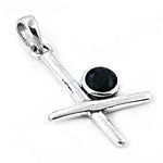 将图像加载到图库查看器中, 925 Sterling Silver Black Onyx Pendant for Women | Gemstone Jewelry
