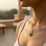 Load image into Gallery viewer, 925 Silver Green Gemstone Pendant | Sterling Silver Jewelry