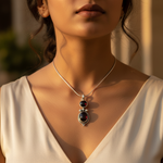 将图像加载到图库查看器中, 925 Sterling Silver Garnet Pendant for Women | Gemstone Jewelry