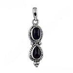 将图像加载到图库查看器中, 925 Sterling Silver Black Onyx Pendant for Women | Gemstone Jewelry