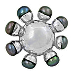 Load image into Gallery viewer, 925 Silver & Pearl Flower Pendant | Women's Pearl Jewelry