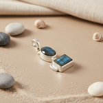 将图像加载到图库查看器中, 925 Silver Labradorite Pendant for Women | Gemstone Jewelry
