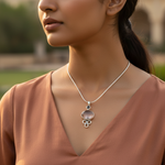 将图像加载到图库查看器中, 925 Silver Gemstone Pendant for Women | Daily Wear Necklace