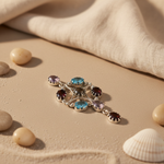 Load image into Gallery viewer, 925 Silver Gemstone Pendant for Women | Statement Jewelry