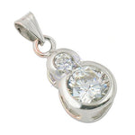 将图像加载到图库查看器中, 925 Silver Cubic Zirconia Pendant for Women | Elegant Jewelry