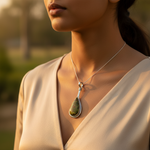 Load image into Gallery viewer, 925 Silver Unakite Pendant for Women | Gemstone Jewelry Gift