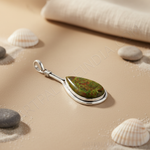 Load image into Gallery viewer, 925 Silver Unakite Pendant for Women | Gemstone Jewelry Gift