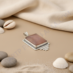 Load image into Gallery viewer, 925 Silver Pink Stone Pendant for Women | Gemstone Jewelry