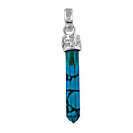 将图像加载到图库查看器中, 925 Silver Turquoise Pendant for Women | Gemstone Jewelry