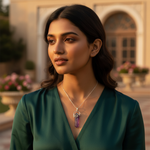 Load image into Gallery viewer, Amethyst Point Pendant for Women | Gemstone Jewelry Gift