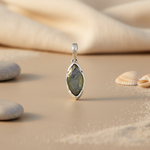 将图像加载到图库查看器中, 925 Silver Labradorite Pendant for Women | Gemstone Jewelry