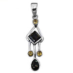 将图像加载到图库查看器中, 925 Silver Smoky Quartz Pendant for Women | Gemstone Jewelry