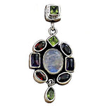 将图像加载到图库查看器中, 925 Silver Gemstone Pendant Necklace for Women | Gift Jewelry