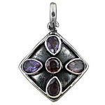将图像加载到图库查看器中, 925 Silver Gemstone Pendant for Women | Artisan Jewelry Gift