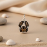 将图像加载到图库查看器中, 925 Silver Smoky Quartz Pendant for Women | Gemstone Jewelry