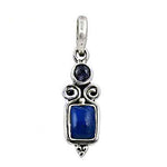 Load image into Gallery viewer, 925 Silver Blue Stone Pendant for Women | Daily Wear Necklace