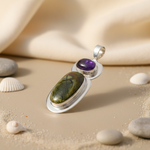 Load image into Gallery viewer, 925 Silver Amethyst & Gemstone Pendant for Women | Art Palace