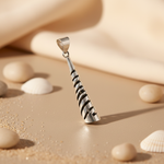 Load image into Gallery viewer, 925 Silver Spiral Pendant Necklace for Women | Unique Jewelry