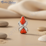 Load image into Gallery viewer, 925 Silver & Orange Gemstone Pendant for Women | Fashion Jewelry