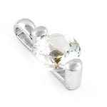 Load image into Gallery viewer, Silver Crystal Pendant | Women's Daily Wear Jewelry