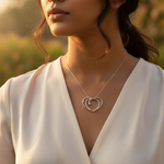 Load image into Gallery viewer, 925 Silver Heart Pendant with Diamond | Women's Gift