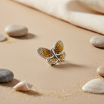 将图像加载到图库查看器中, Silver Butterfly Brooch | Crystal Embellished | Gift for Her