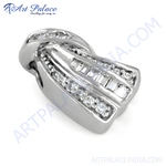 Load image into Gallery viewer, 925 sterling silver pendant with sparkling cubic zirconia stones, perfect for adding a touch of glamour