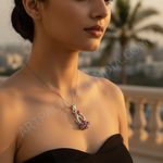 Load image into Gallery viewer, Silver Ruby Pendant for Women | Ruby Jewelry Gift