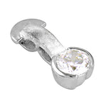 将图像加载到图库查看器中, Silver Cubic Zirconia Pendant for Women | Modern Jewelry