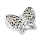 将图像加载到图库查看器中, 925 Silver Butterfly Pendant with Yellow CZ Stones | For Women