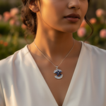 将图像加载到图库查看器中, Silver Sapphire Cross Pendant for Women | Daily Wear Necklace