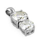 将图像加载到图库查看器中, Silver Cubic Zirconia Pendant for Women | Elegant Jewelry