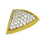 将图像加载到图库查看器中, gold plating Diamond Triangle Pendant Jewelry for Women | Gift