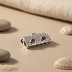 将图像加载到图库查看器中, Silver Ruby Pendant for Women | Gemstone Jewelry Gift