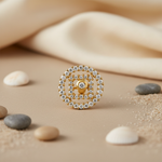 将图像加载到图库查看器中, gold plating Diamond Halo Pendant for Women | Fine Jewelry Gift