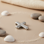将图像加载到图库查看器中, Silver Cross Pendant with Cubic Zirconia | Women's Jewelry Gift